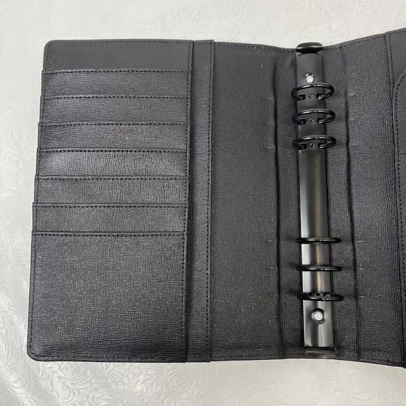 Cloth and Paper Foundations Black Leather Planner - Picture 9 of 16